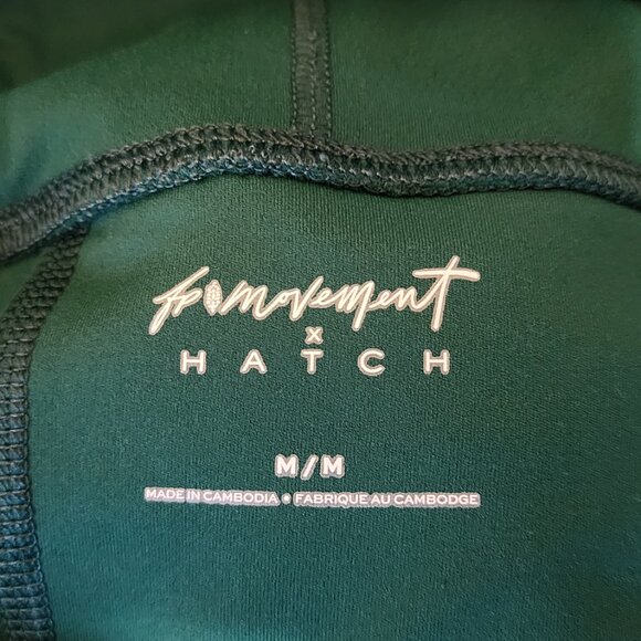 Free People x HATCH Never Better Maternity Leggings Sz MGarden Green Boho Yoga - Picture 3 of 15